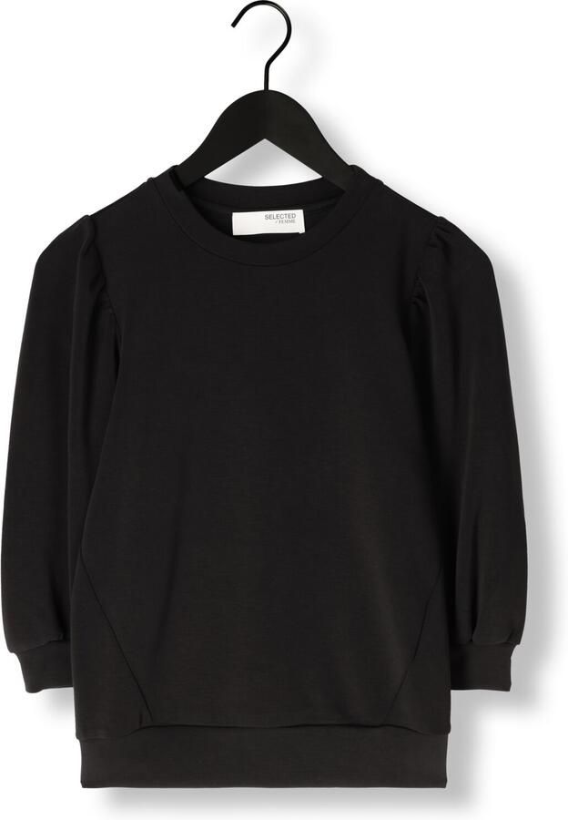 SELECTED FEMME Sweatshirt SLFTENNY met pofmouwen van zachte modalmix - Foto 3