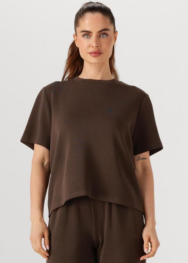 SELECTED FEMME Dames Tops & T-shirts Slftenny Ss Boxy O-neck Tee Beige - Foto 4