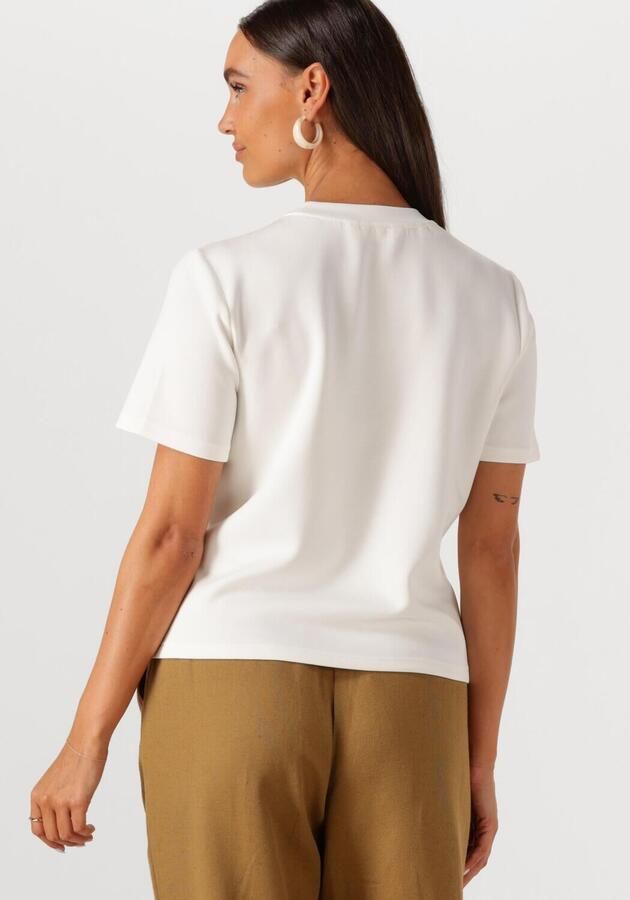 SELECTED WOMEN Dames Tops & T-shirts Slftenny Ss Boxy O-neck Wit - Foto 2