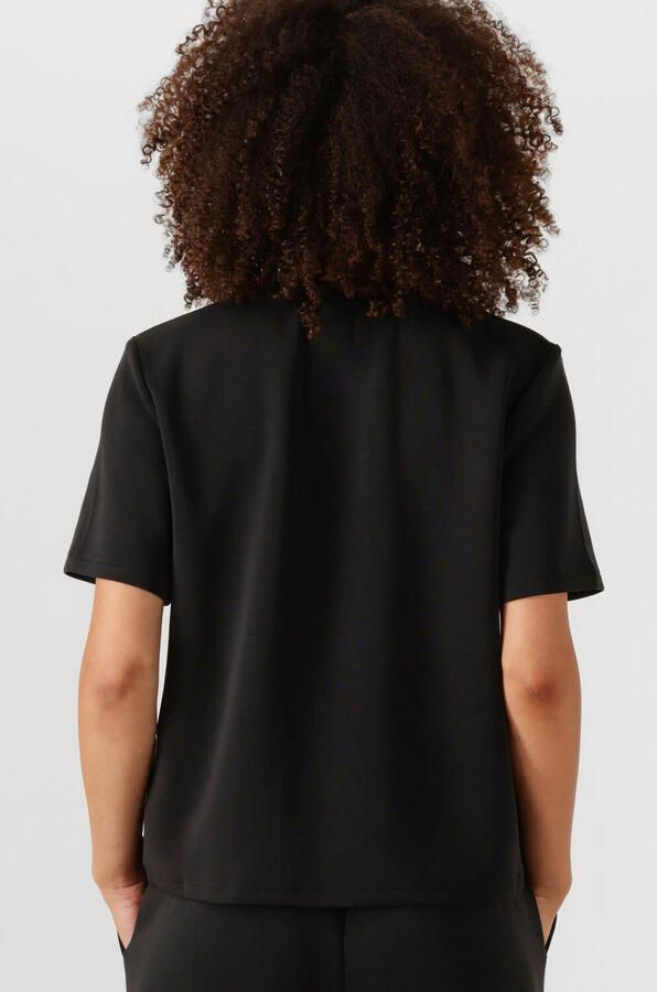 SELECTED WOMEN Dames Tops & T-shirts Slftenny Ss Boxy O-neck Zwart - Foto 3