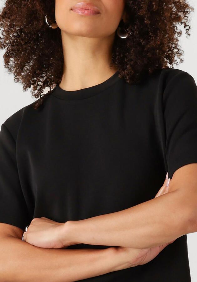 SELECTED WOMEN Dames Tops & T-shirts Slftenny Ss Boxy O-neck Zwart - Foto 2