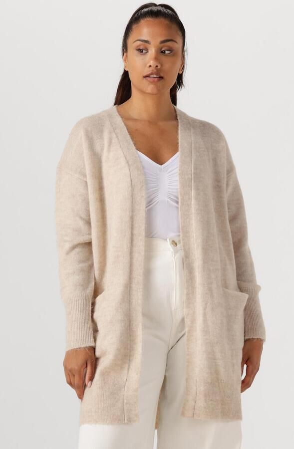 Selected Femme Dames Truien vesten Lulu New Ls Knit Long Cardigan B Beige Dames - Foto 4