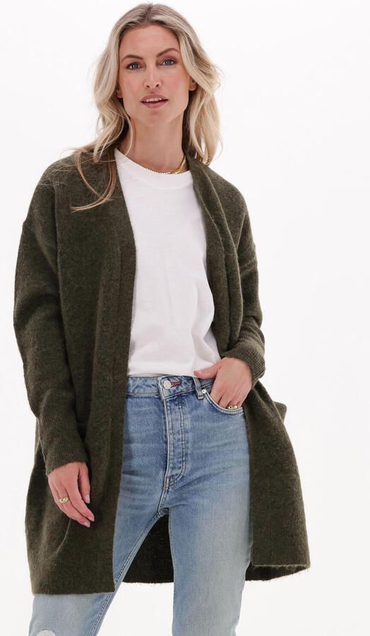 SELECTED FEMME Dames Truien & Vesten Lulu New Ls Knit Long Cardigan B Groen - Foto 4