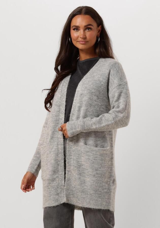 SELECTED FEMME Dames Truien & Vesten Lulu New Ls Knit Long Cardigan B Lichtgrijs - Foto 4