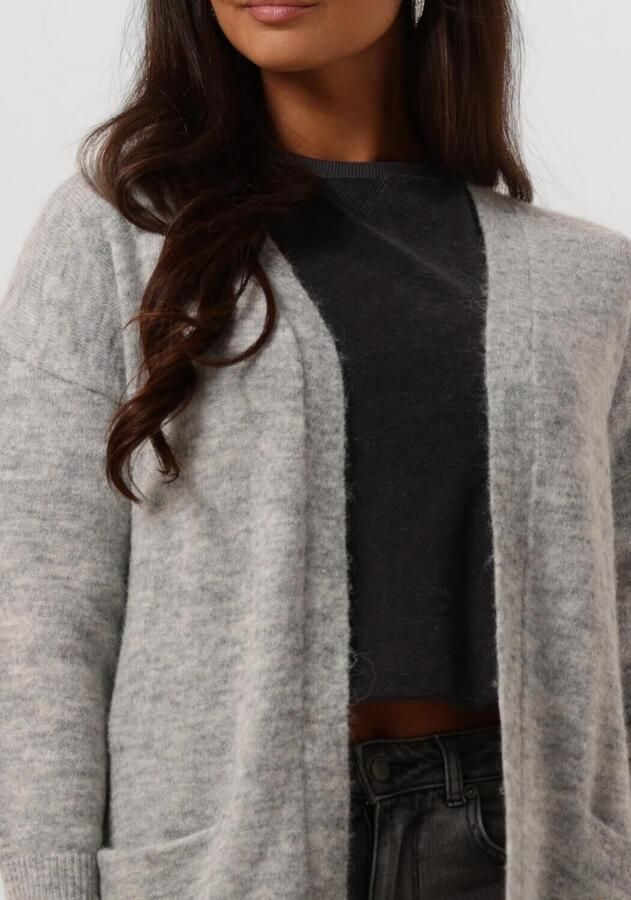 SELECTED FEMME Dames Truien & Vesten Lulu New Ls Knit Long Cardigan B Lichtgrijs