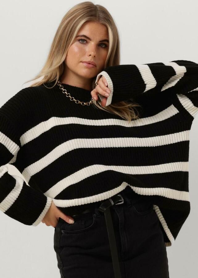 SELECTED FEMME Dames Truien & Vesten Slfbloomie Ls Knit O-neck Zwart - Foto 5