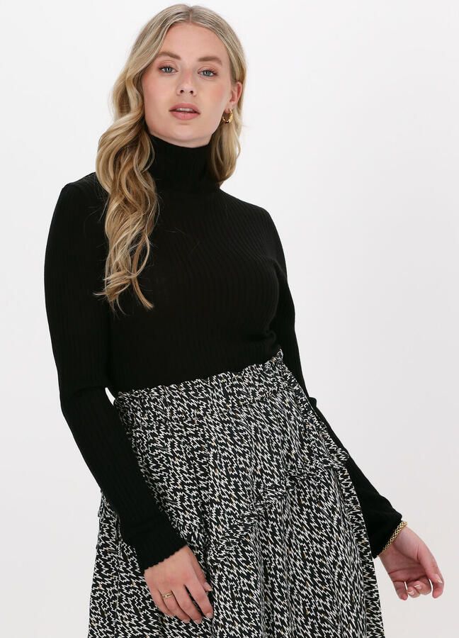 SELECTED FEMME Dames Truien & Vesten Slfcostina Ls Knit Rib Rollnec Zwart - Foto 4