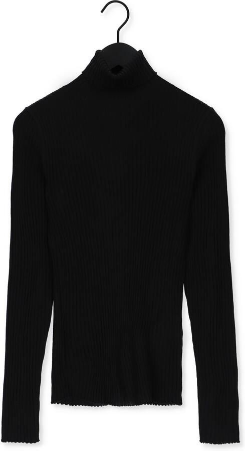 SELECTED FEMME Dames Truien & Vesten Slfcostina Ls Knit Rib Rollnec Zwart - Foto 3