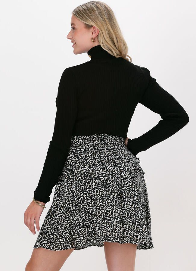 SELECTED FEMME Dames Truien & Vesten Slfcostina Ls Knit Rib Rollnec Zwart