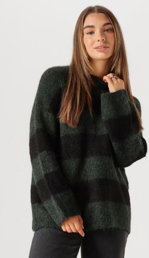 SELECTED FEMME Dames Truien & Vesten Slfgabella Ls Knit O-neck Camp Groen - Foto 4