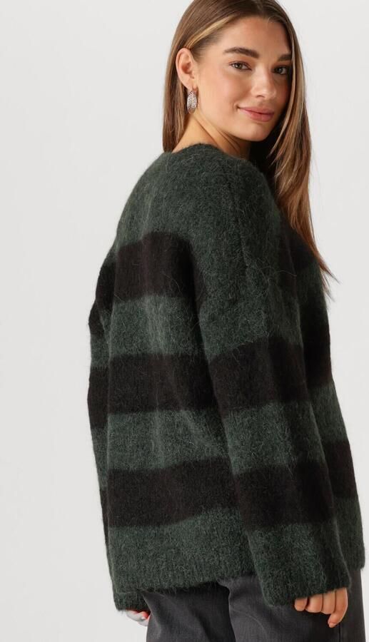 SELECTED FEMME Dames Truien & Vesten Slfgabella Ls Knit O-neck Camp Groen - Foto 3