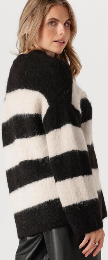 SELECTED FEMME Dames Truien & Vesten Slfgabella Ls Knit O-neck Camp Zwart - Foto 3