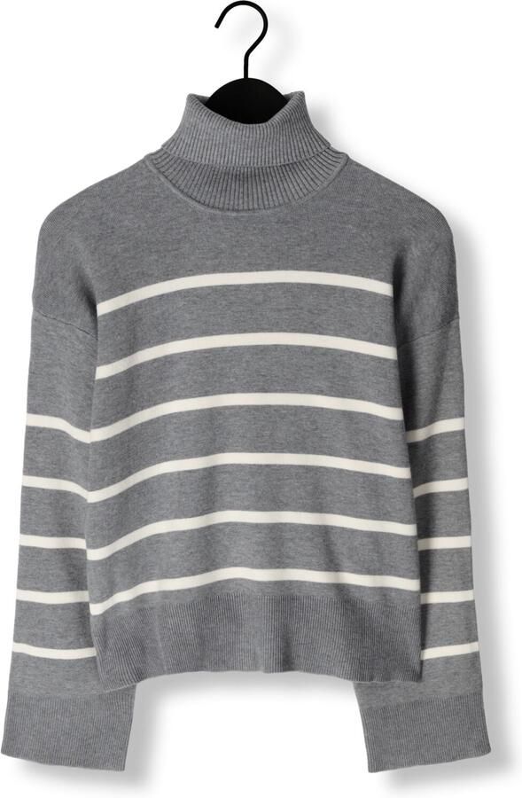 SELECTED WOMEN Dames Truien & Vesten Slfkamma Ls Knit Roll Neck Grijs - Foto 3