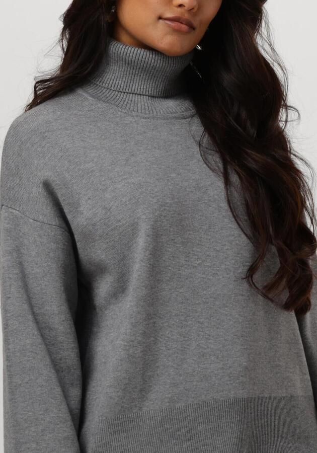 SELECTED FEMME Dames Truien & Vesten Slfkamma Ls Knit Roll Neck Grijs - Foto 2