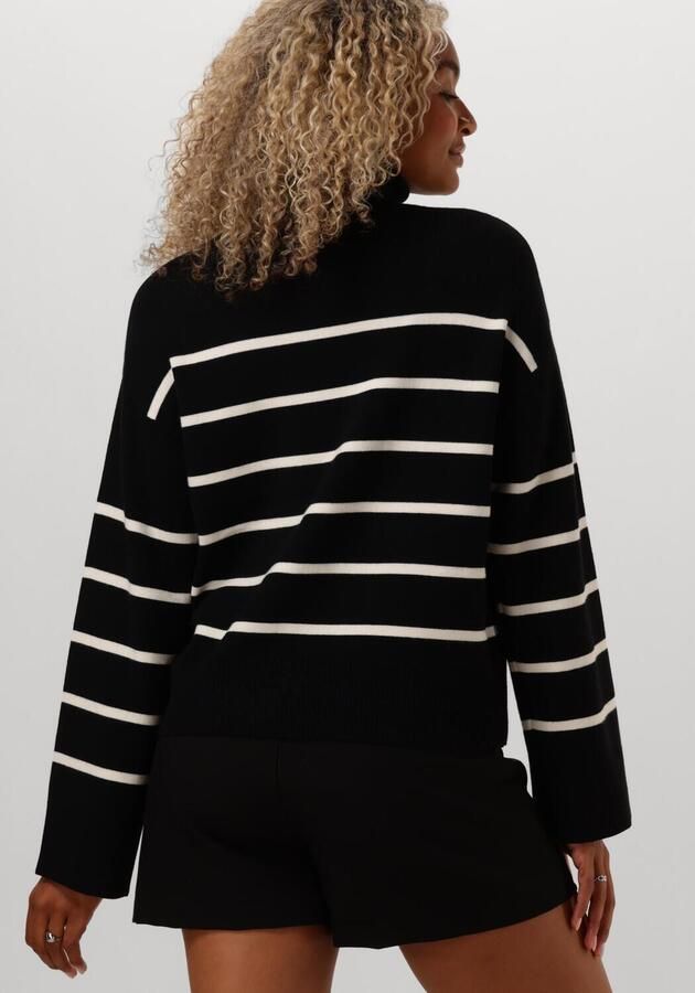 SELECTED WOMEN Dames Truien & Vesten Slfkamma Ls Knit Roll Neck Zwart