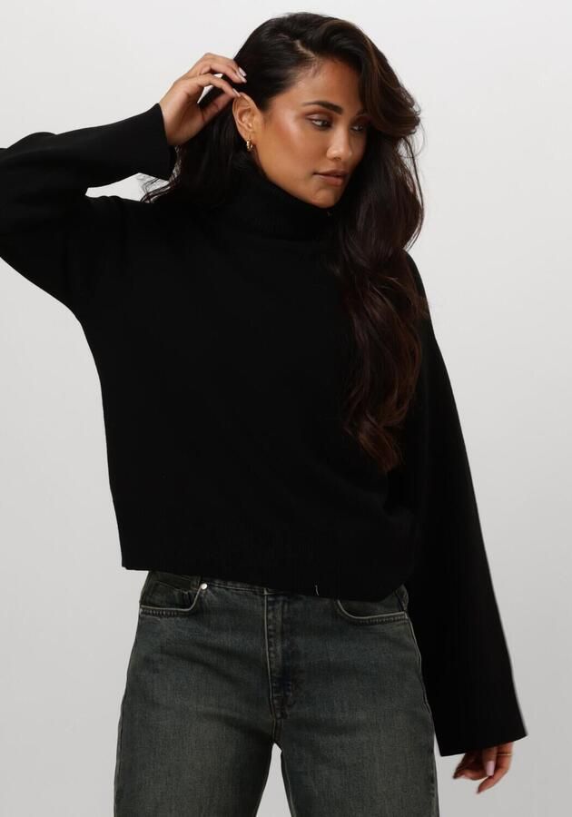 SELECTED FEMME Dames Truien & Vesten Slfkamma Ls Knit Roll Neck Zwart - Foto 4