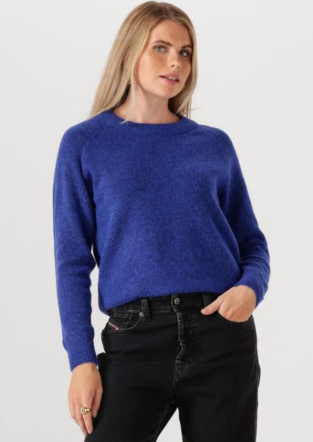 SELECTED FEMME Dames Truien & Vesten Slflulu Ls Knit O-neck Blauw - Foto 4