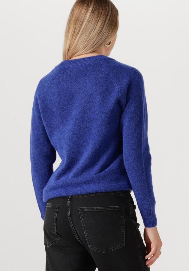 SELECTED FEMME Dames Truien & Vesten Slflulu Ls Knit O-neck Blauw