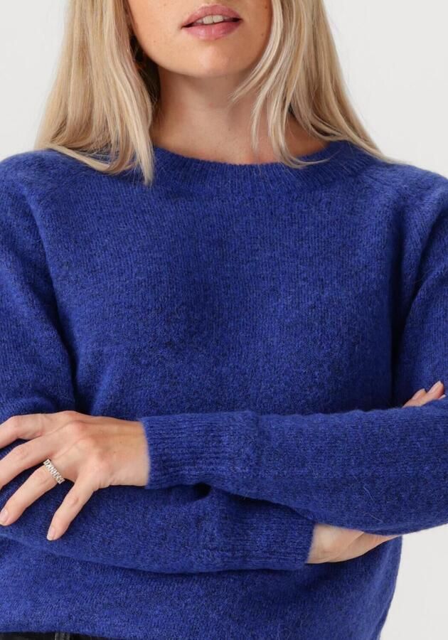 SELECTED FEMME Dames Truien & Vesten Slflulu Ls Knit O-neck Blauw - Foto 2