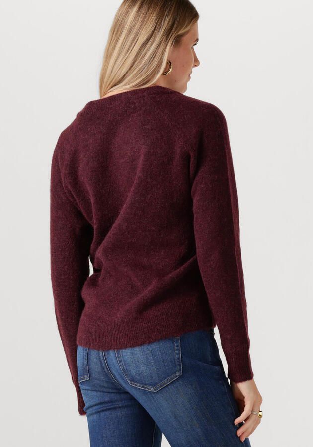 SELECTED FEMME Dames Truien & Vesten Slflulu Ls Knit O-neck Bordeaux - Foto 2