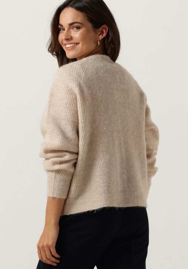 SELECTED WOMEN Dames Truien & Vesten Slflulu Ls Knit Short Cardigan Beige - Foto 2