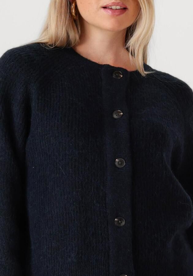 SELECTED FEMME Dames Truien & Vesten Slflulu Ls Knit Short Cardigan Donkerblauw - Foto 3