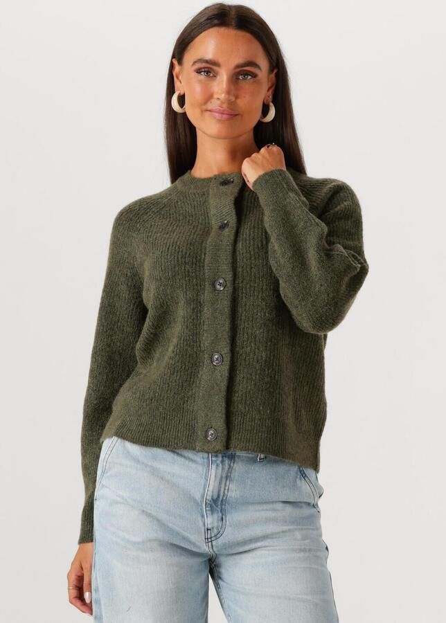 Selected Femme Regular fit gebreid jack van wolmix met alpaca model 'LULU'