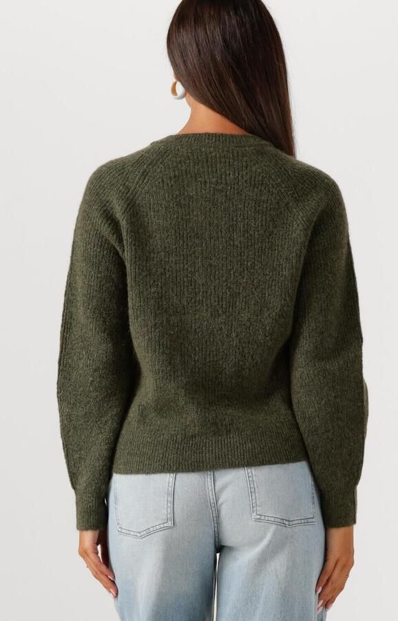 Selected Femme Regular fit gebreid jack van wolmix met alpaca model 'LULU' - Foto 3