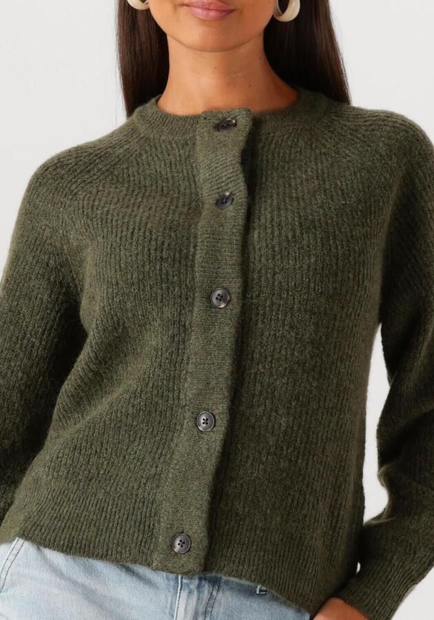 Selected Femme Regular fit gebreid jack van wolmix met alpaca model 'LULU' - Foto 2