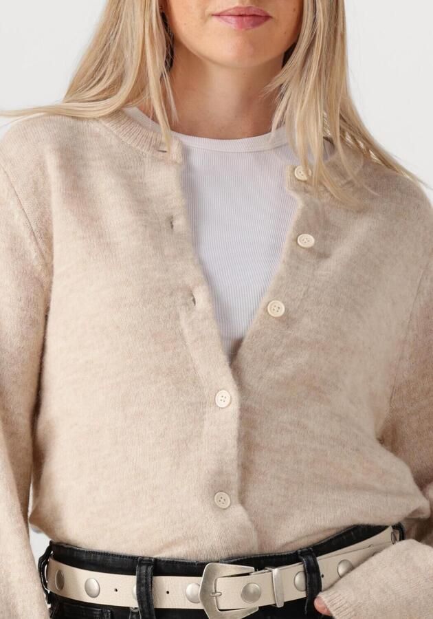 SELECTED WOMEN Dames Truien & Vesten Slflulu New Ls Knit Cardigan Beige - Foto 2