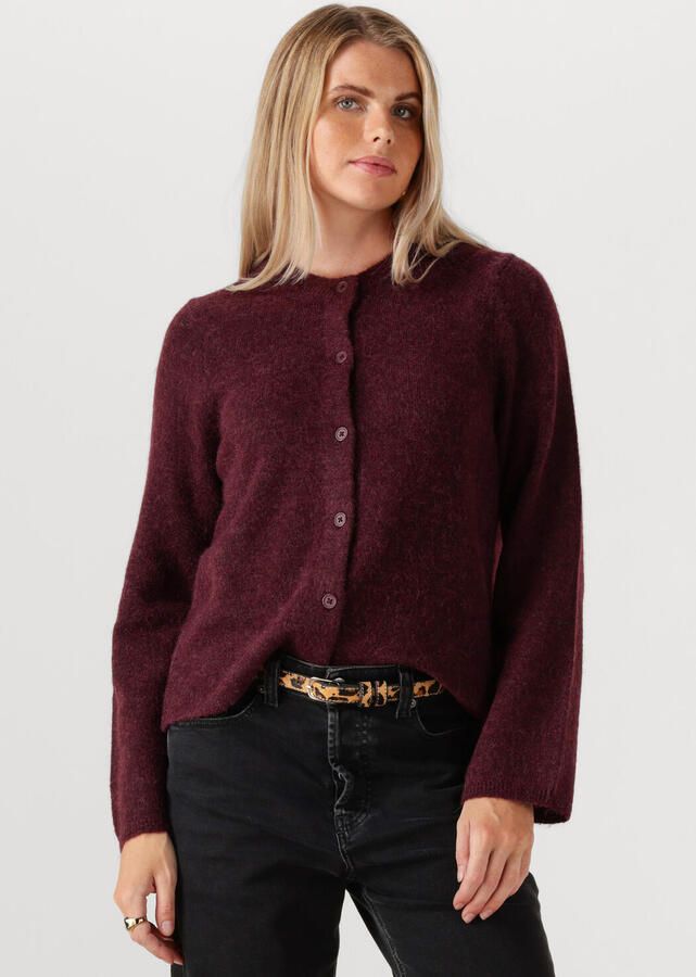SELECTED FEMME Dames Truien & Vesten Slflulu New Ls Knit Cardigan Bordeaux - Foto 4