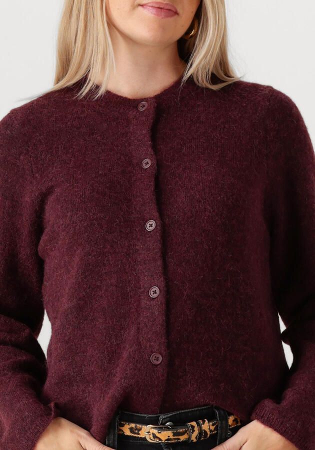 SELECTED FEMME Dames Truien & Vesten Slflulu New Ls Knit Cardigan Bordeaux - Foto 3