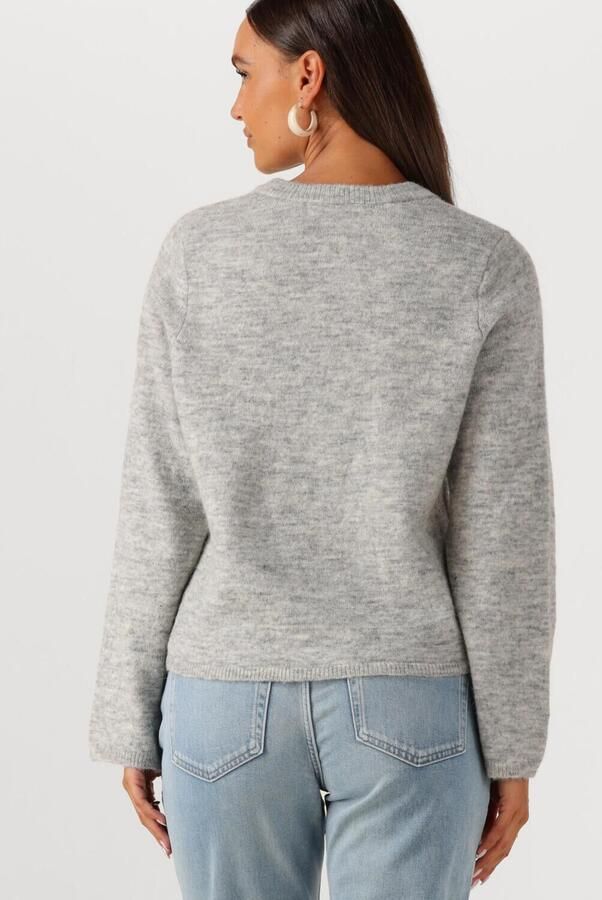 SELECTED WOMEN Dames Truien & Vesten Slflulu New Ls Knit Cardigan Grijs - Foto 3