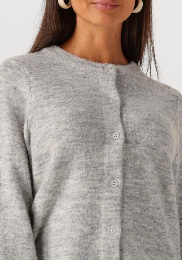 SELECTED WOMEN Dames Truien & Vesten Slflulu New Ls Knit Cardigan Grijs - Foto 2