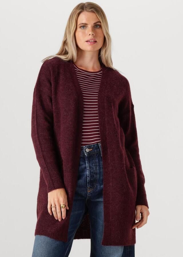 SELECTED FEMME Dames Truien & Vesten Slflulu New Ls Knit Long Cardigan Bordeaux - Foto 4