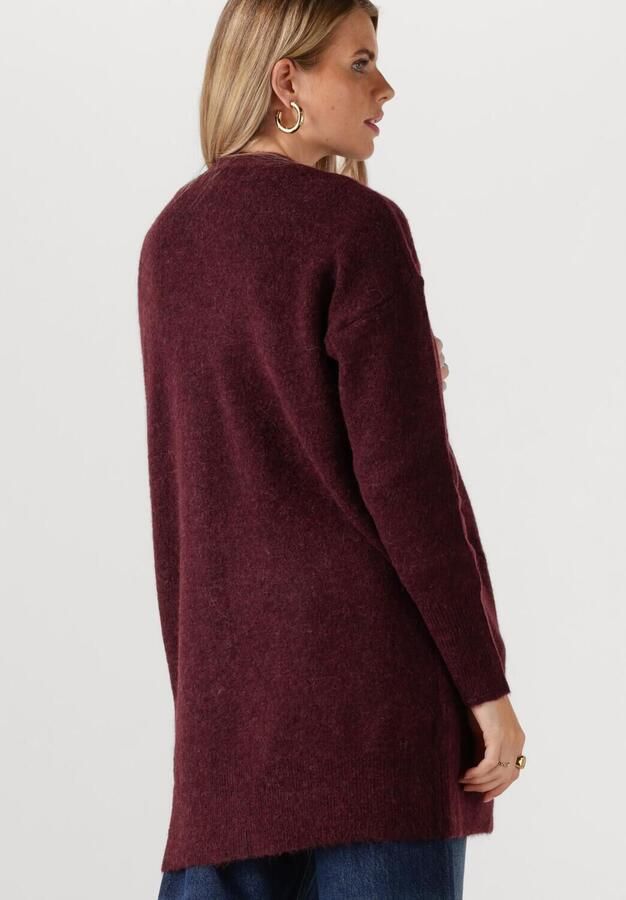 SELECTED FEMME Dames Truien & Vesten Slflulu New Ls Knit Long Cardigan Bordeaux - Foto 2