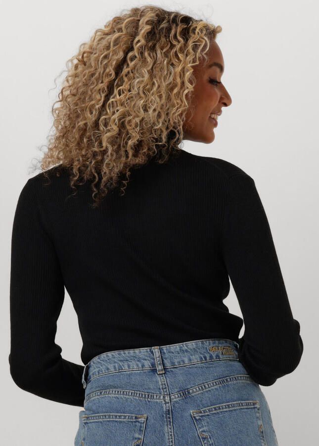 SELECTED FEMME Dames Truien & Vesten Slfnaja Ls Knit Roll Neck Zwart - Foto 1