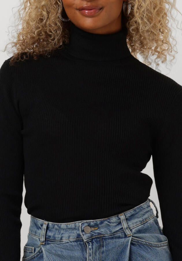 SELECTED FEMME Dames Truien & Vesten Slfnaja Ls Knit Roll Neck Zwart - Foto 2