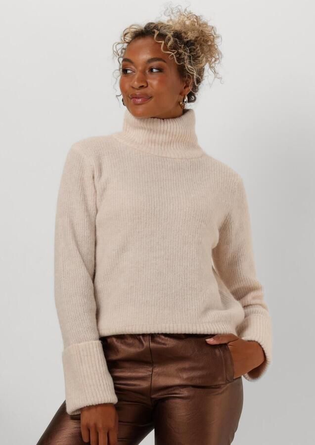 Selected Femme Regular fit coltrui van een mix van wol en alpaca model 'SIA' - Foto 4