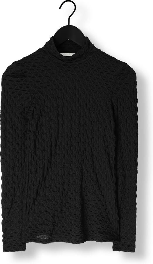 SELECTED WOMEN Dames Truien & Vesten Slftimmi Ls High Neck Structure Top Zwart - Foto 3