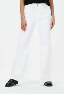 Selected Femme Witte Wide Jeans Slfalice Hw Long Wide Snow