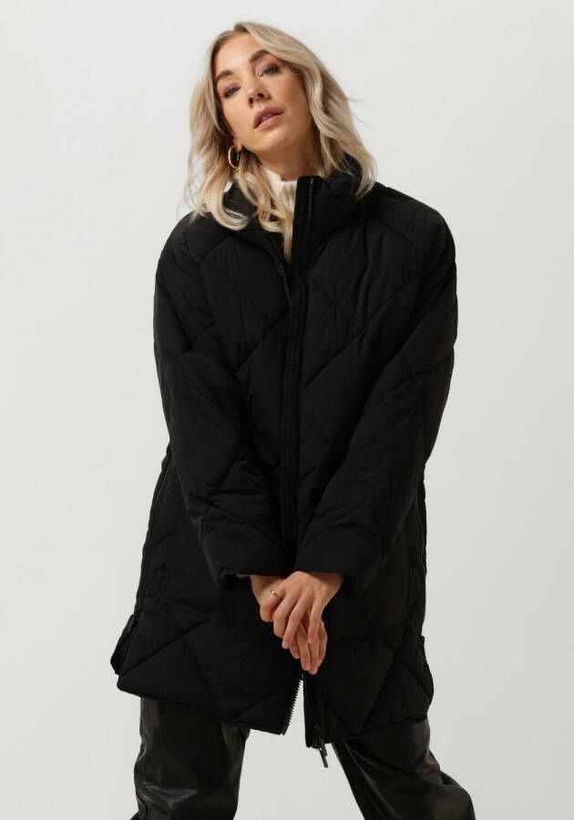 Selected Femme Zwarte Gewatteerde Jas Heidi Puffer Jacket