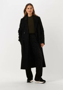 Selected Femme Zwarte Mantel Katrine Wool Coat