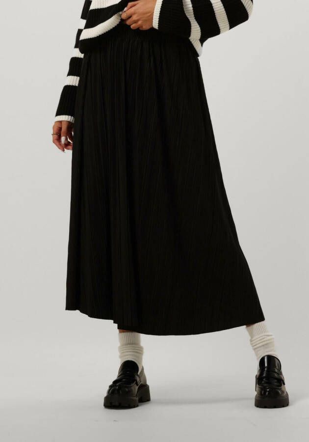 SELECTED FEMME Dames Rokken Slfsimsa Midi Plisse Skirt Zwart