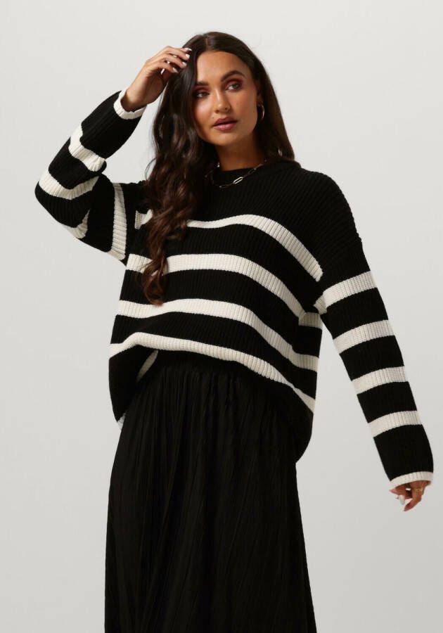 SELECTED FEMME Dames Truien & Vesten Slfbloomie Ls Knit O-neck Zwart