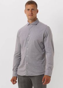 Selected Homme Beige Casual Overhemd Slhslimbond-pique Knit-shirt Ls B