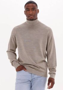 Selected Homme Beige Coltrui Town Merino Coolmax Knit Roll B