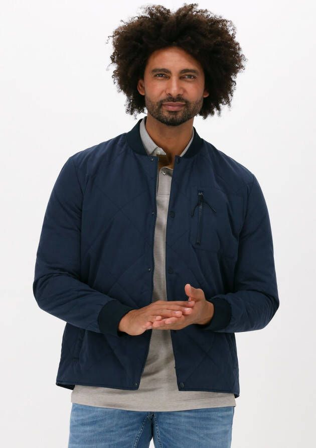 Selected Homme Jas Selected Slhstratford Quilted Bomber Blauw Heren