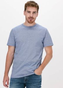Selected Homme Blauwe T-shirt Normani180 Mini Stripe