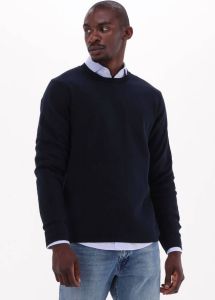 Selected Homme Blauwe Trui Slhmartin Ls Knit Crew Neck W
